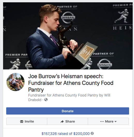 Joey Burrow Fundraiser